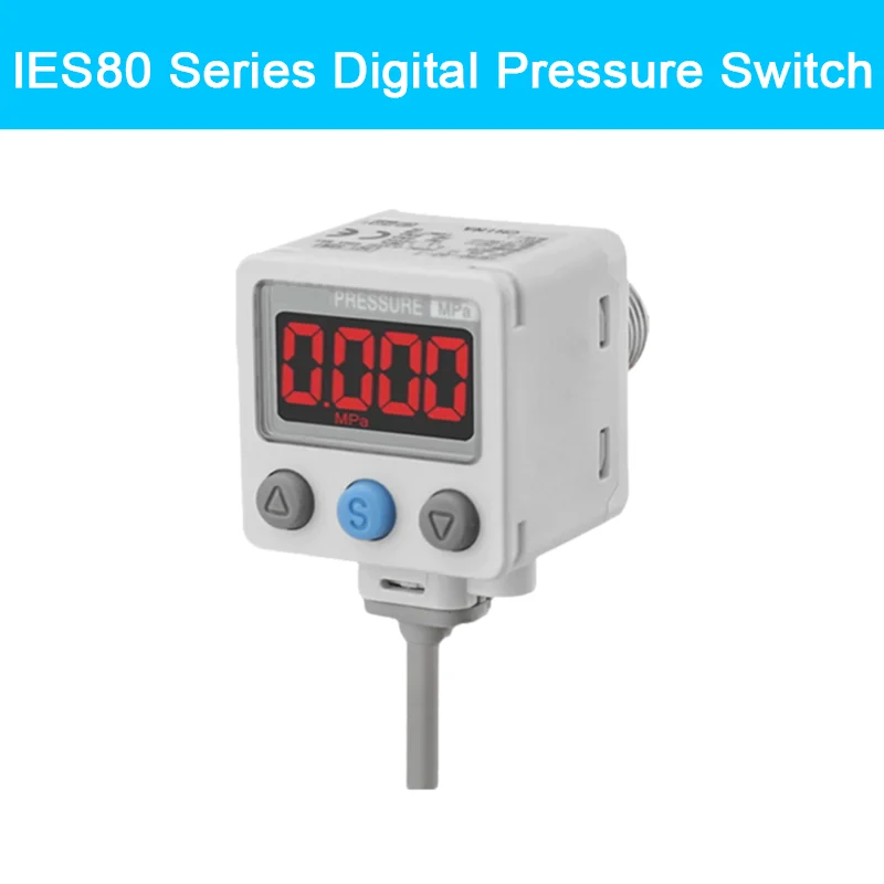 

ISE80 Series Digital Display High-Precision Digital Pressure Gauge Switch ISE80-02-R/ISE80-02-T