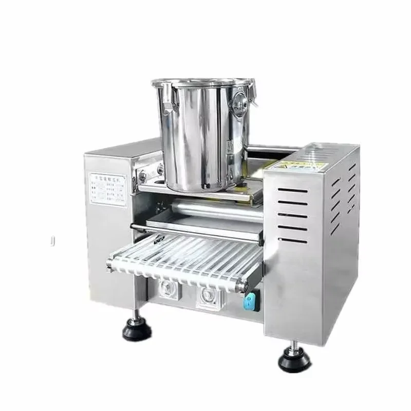 Automatic Pancake Roll Skin Baking Machine Puff Cupcake Depositor Filling Machine Birthday Cake Crepe Making Machine