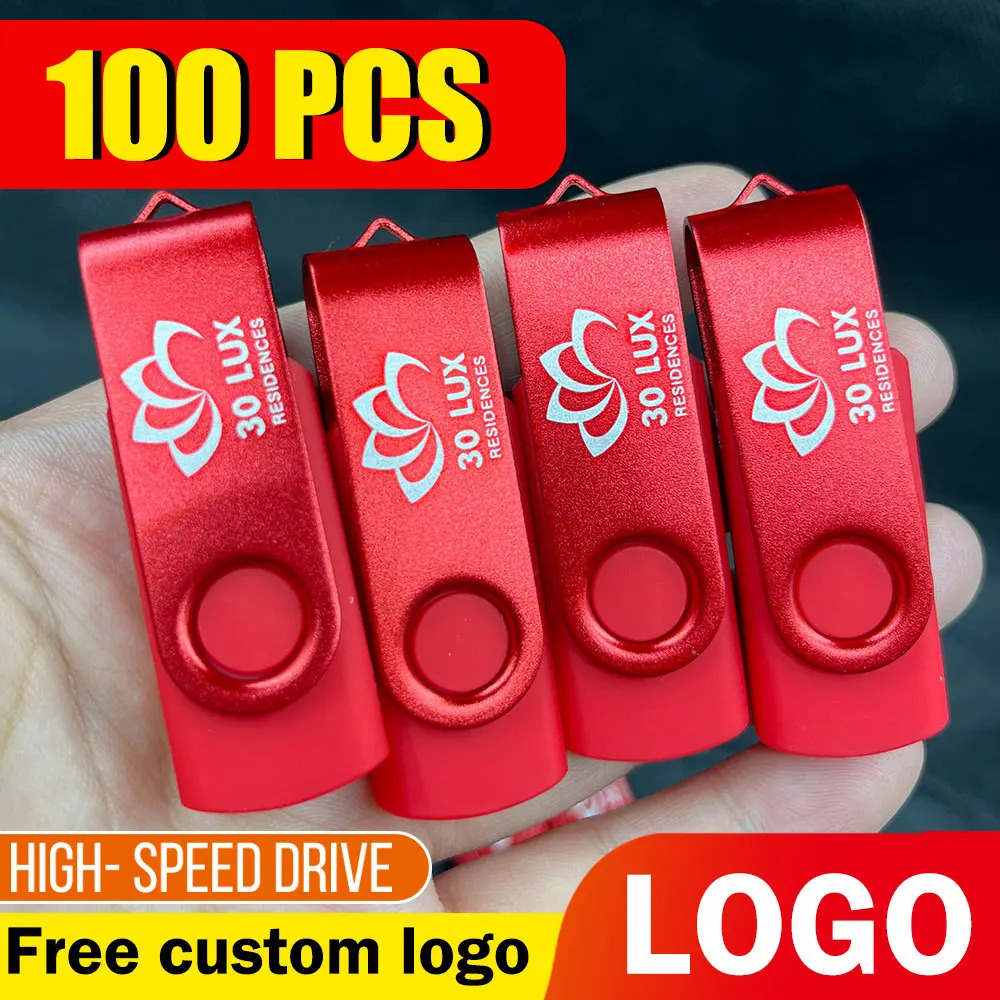 

100 шт./лот, цветные USB-флешки, флеш-накопители 1 ГБ, 4 ГБ, 8 ГБ, 16 ГБ, 32 ГБ, 64 ГБ, USB-накопители, подарок, бесплатная индивидуальная печать логотипа