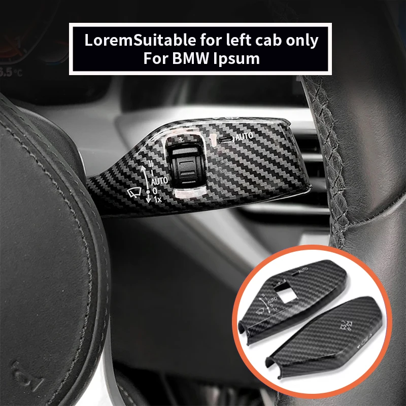 

For BMW 1 3 5 6 7 Series X3 GT F30 F35 F20 F21 F10 F11 F07 F01 F02 G45 G60 Car Turn Signal Windshield Wiper Lever Switch Cover