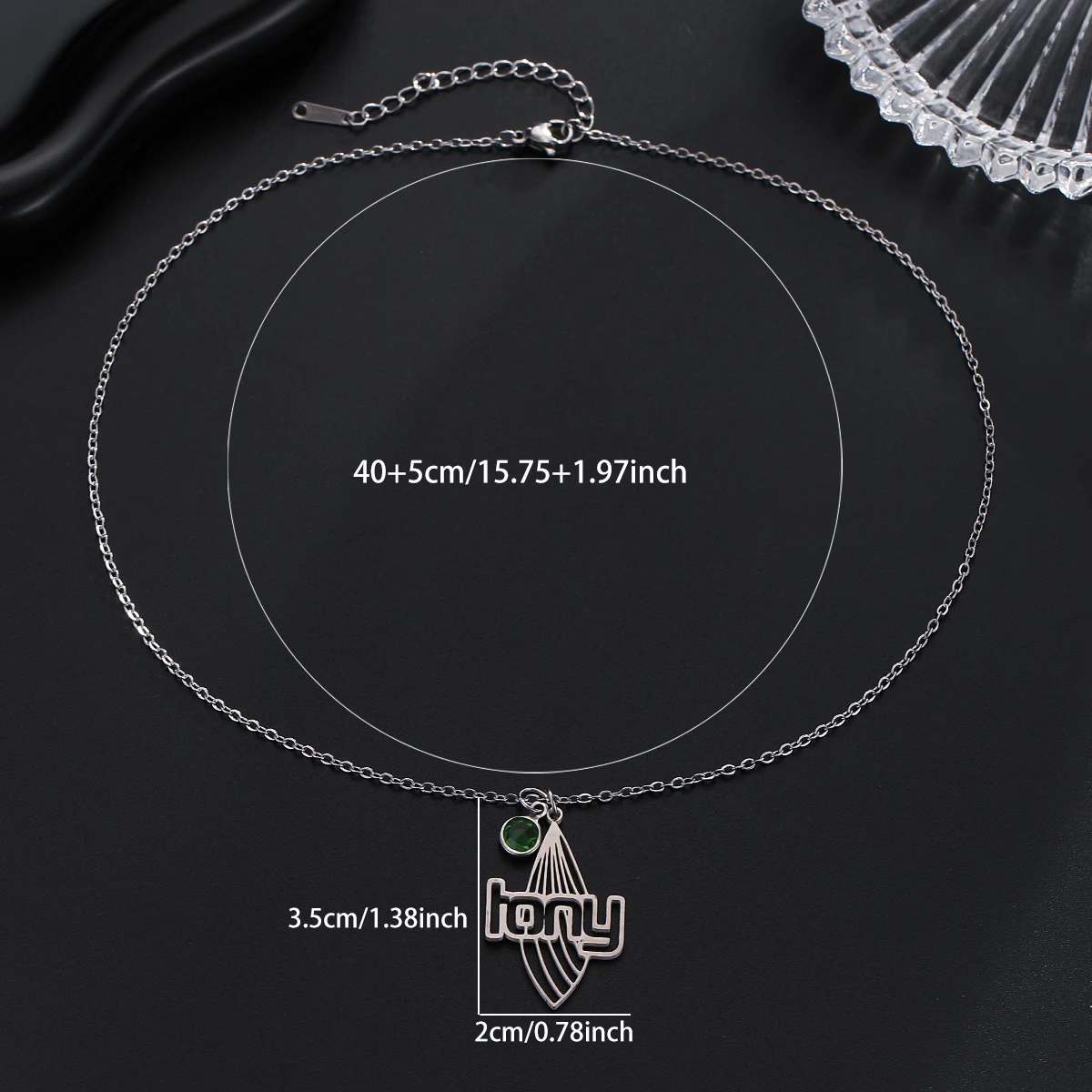 

Ажурное ожерелье с крыльями из нержавеющей стали на заказ и бриллиантами, женское модное ожерелье с подвеской