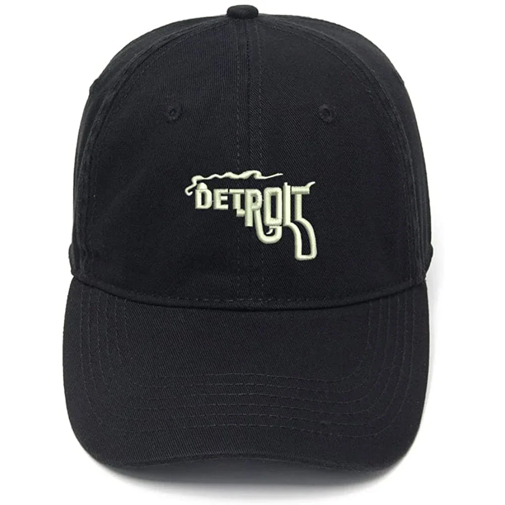 

Lyprerazy Men's Baseball Cap Detroit City Embroidery Hat Cotton Embroidered Casual Baseball Caps