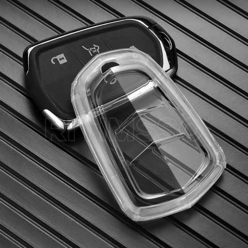 Car Remote Key Shell Case Cover for Cadillac ATS CT6 CTS DTS XT5 Escalade ESV SRX STS XTS ELR 2014 - 2018 Key Holder Accessories