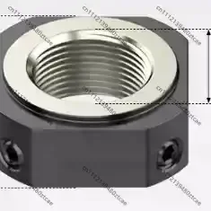 Square Precision Lock Nut Ball Screw Bearing Anti Loosening Replacement Spare Parts