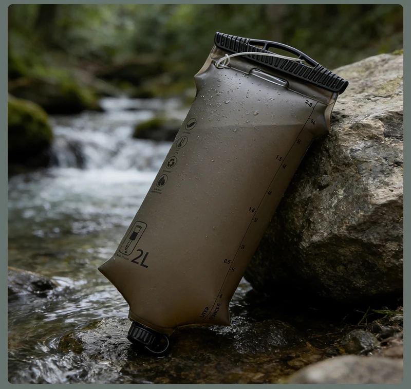 2L Wassersammel- und Filtrationsbeutel Hydratationsblase BPA-frei Auslaufsicher Langlebiger Wasserreservoir 28mm Hals TPU-Material – Detail 27