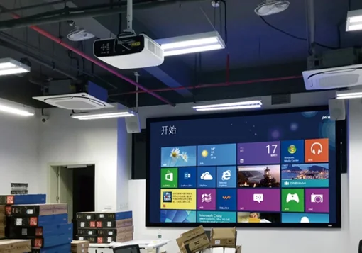 أجهزة عرض احترافية 4500 Ansi Day Light Office Meeting Powerpoint Classroom DLP أجهزة عرض ثلاثية الأبعاد #2