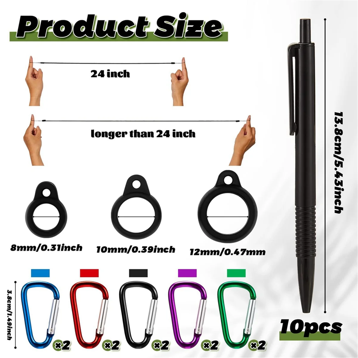 Avançado tecido caneta cordão, caneta cinto, caneta cordão Stand, colar cordão, segurança pescoço cinta, silicone anel conexão fivela