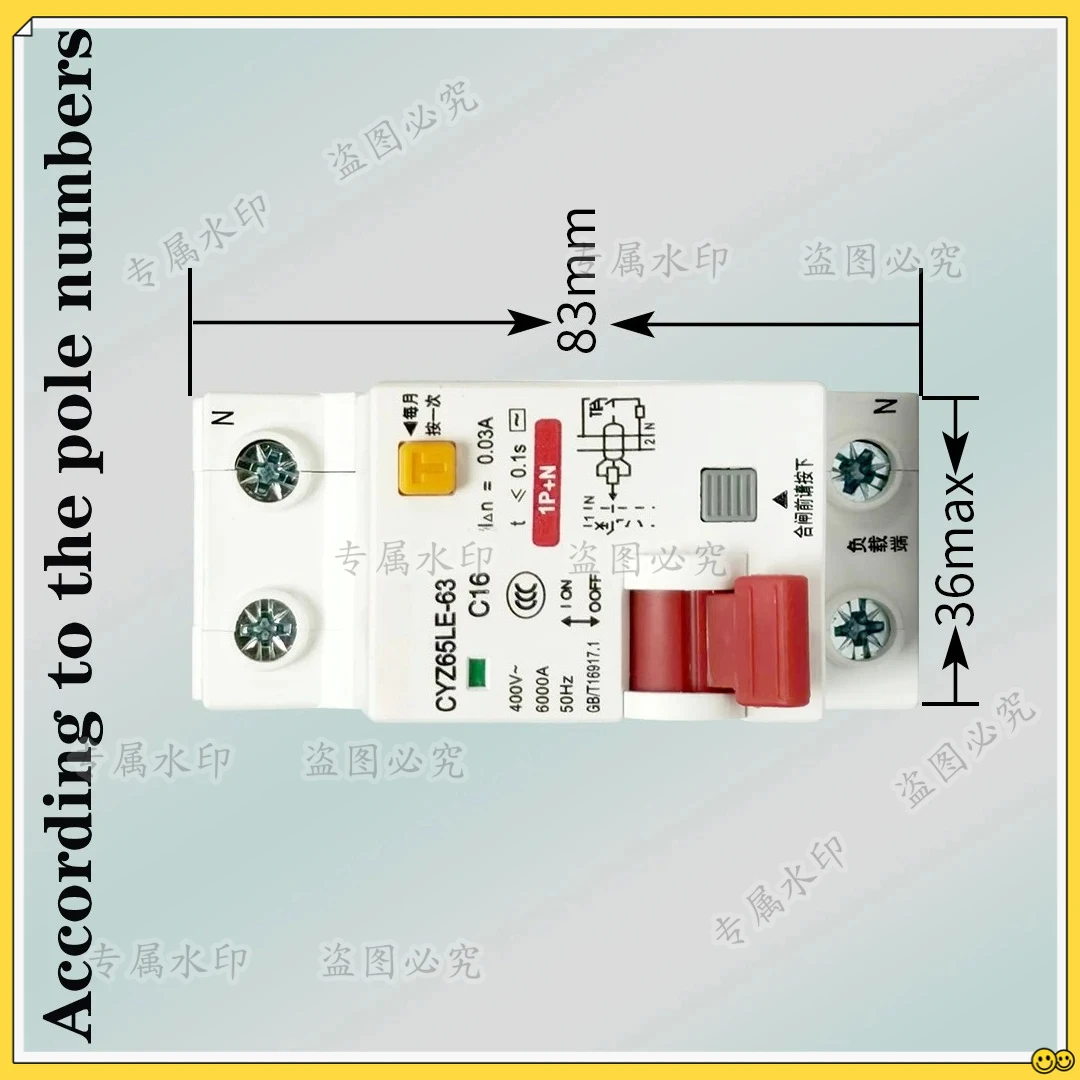 C Type AC230V Mcb L…