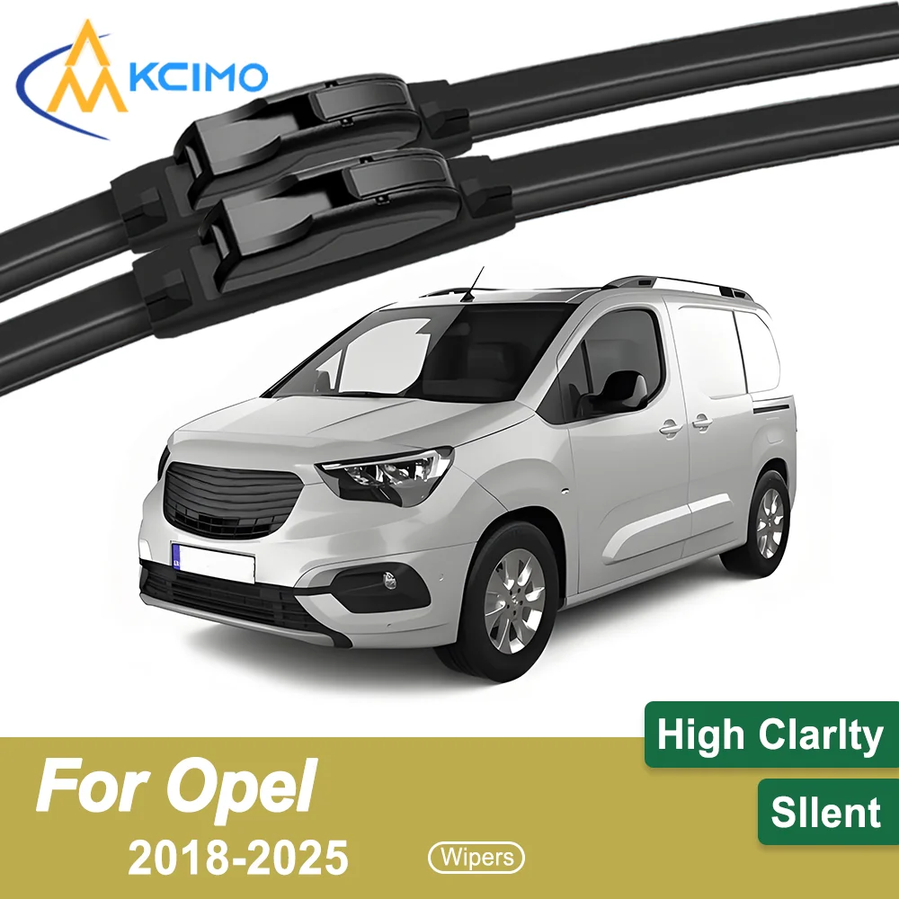 

2-Pack Superior Wiper Blades for Opel Combo E K9 2018-2025 All-Season Durable Quiet Wiping Uninterrupted Visibility