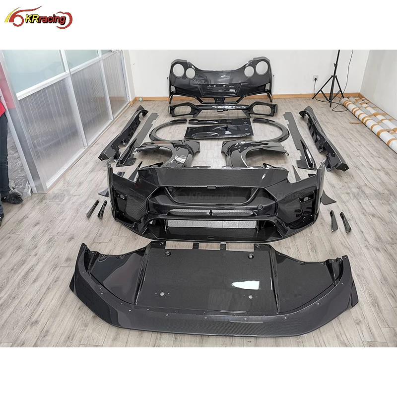 VARI 2019 VER Magnum Opus Style Half Carbon Fiber Body Kit For Nissan GTR R35 2008-2019