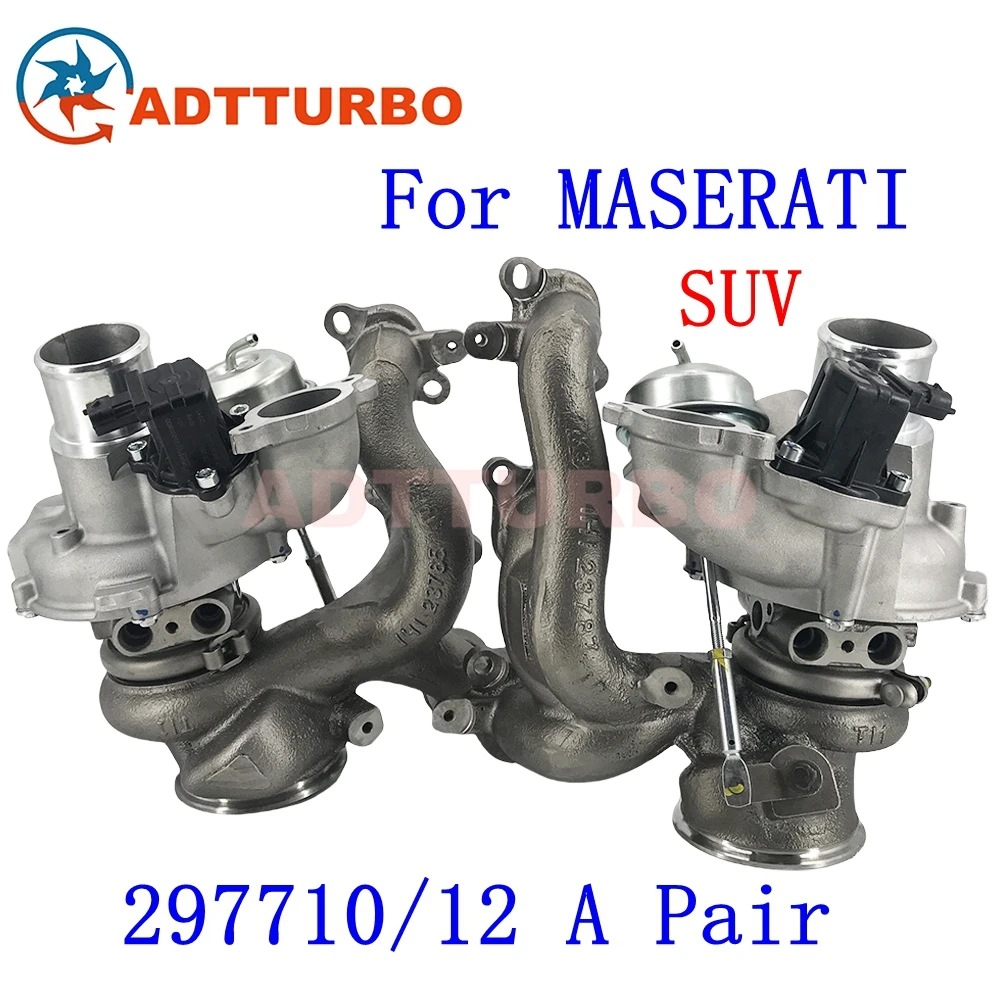 

Brand New RHF5 Full Turbo 297710 297712 Turbine 300685 302370 for MASERATI GHIBLI Quattroporte Levante 3.0L V6