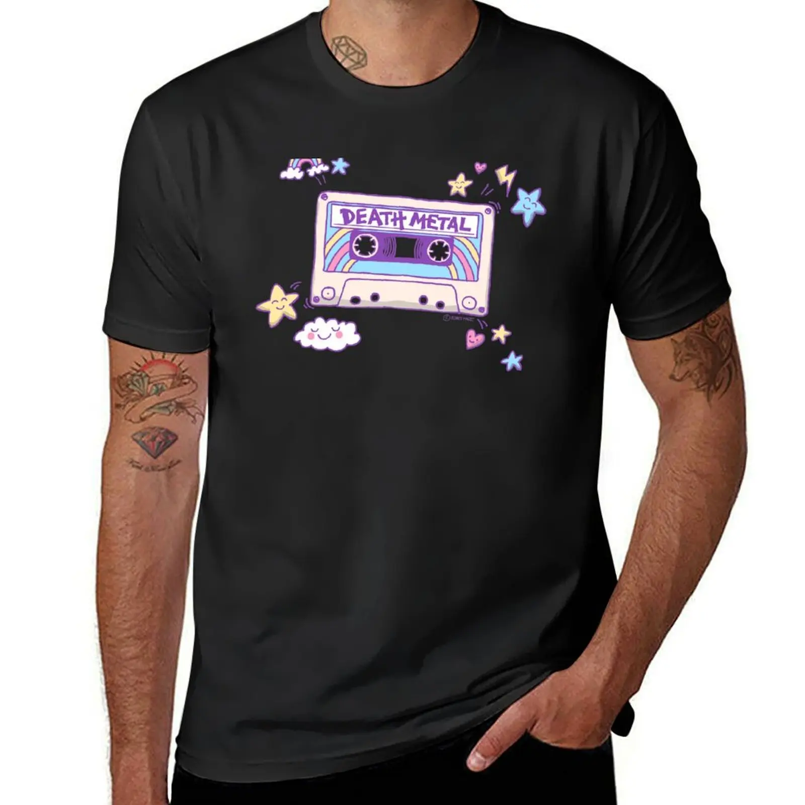 

Death Metal Cassette Tape T-Shirt football t shirt plus size clothes funny gifts clothing for men