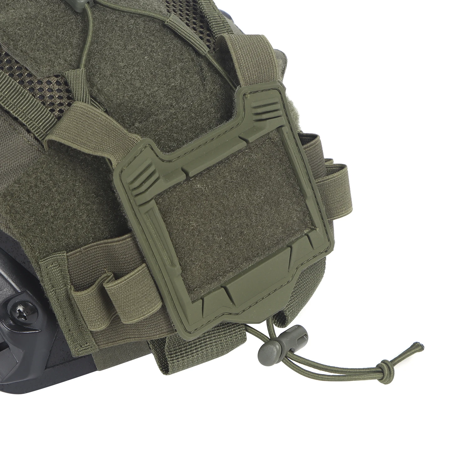 Cubierta de casco táctico para casco marítimo con bolsa de batería NVG, caza