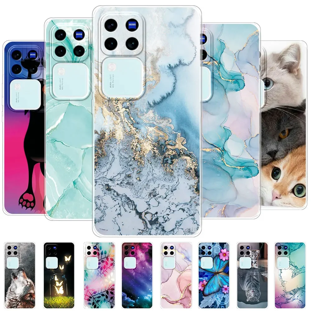 For Vivo S18 Pro /S18 5G V2323A Case Clear Soft Silicone Phone Case For Vivo S17 Pro Shockproof Cover for Vivo S18Pro S17T Funda