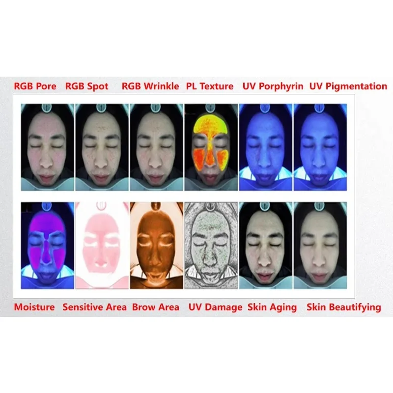 2024年韓国製プロフェッショナルフェイスビシア7肌分析機デジタルスキンスキャナー検査分析機フェイシャルスキンアナライザー