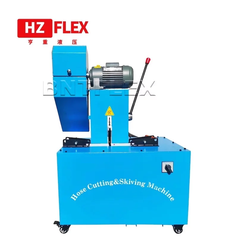 2 inch 4SN Hydraulic rubber hose cutting peeling machine