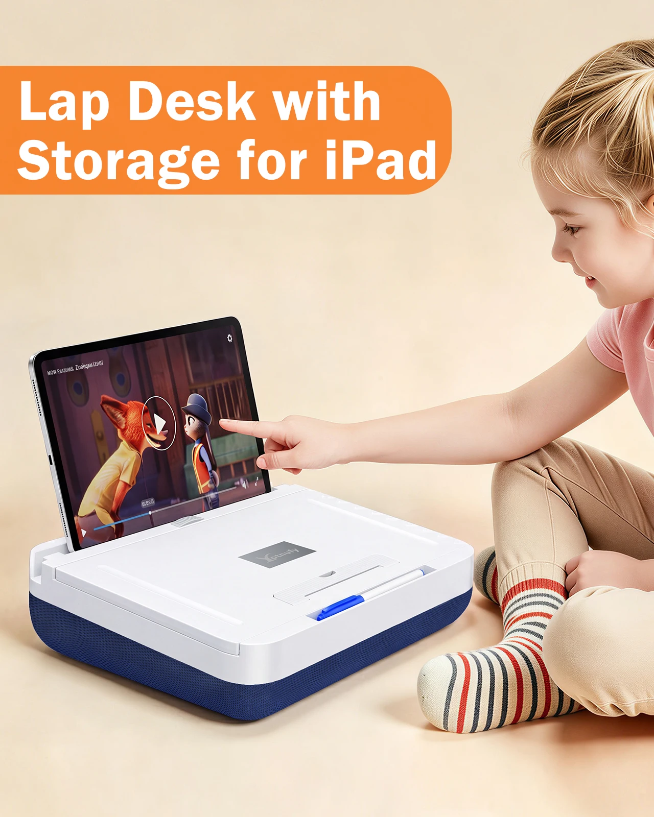 Eary Kids Lap Desk with Storag - Tablet Lap Desk recension och pris