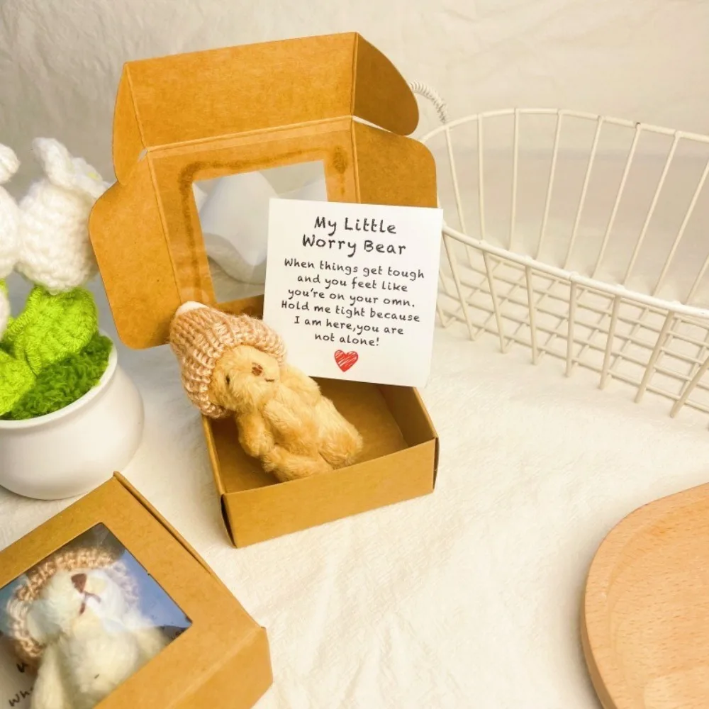 in Box Cute Mini Teddy Bear Box Gift Mini Size Plush Plush Teddy Bear Gifts Pocket Bear For Boys