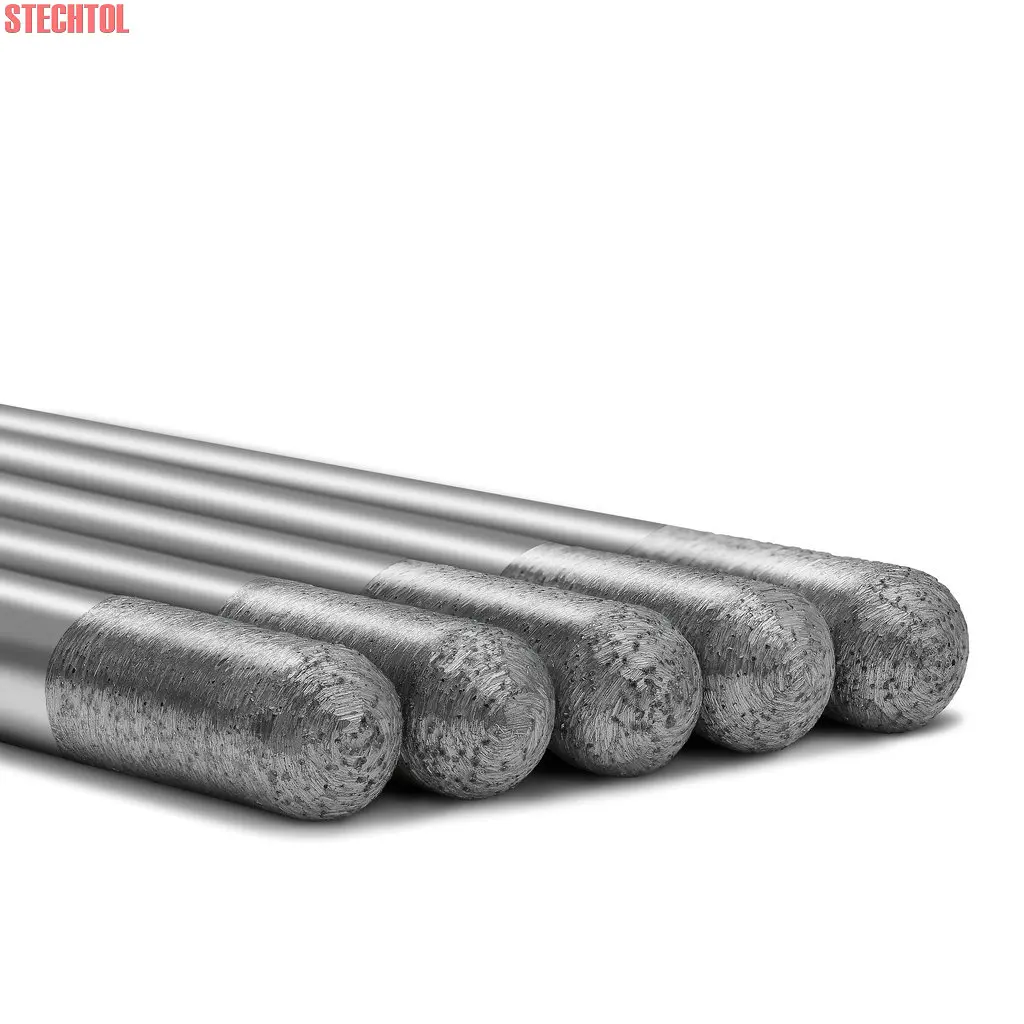 Imagem -03 - Ball Nose Endmill Sinterizado Cortador de Diamante Cnc Granito Ferramentas Gravador de Pedra Fresagem Inferior Corte de Slotting Bit Roteador 616 mm