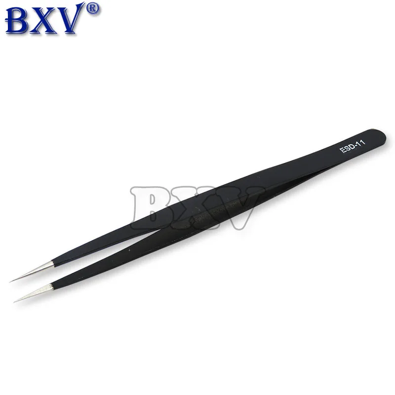 Ibuw VETUS BGA ESD Stainless Steel Antistatic Tweezers ESD-10 ESD-11 ESD-12 ESD-13 ESD-14 ESD-15  SMD Reworking Soldering Tools