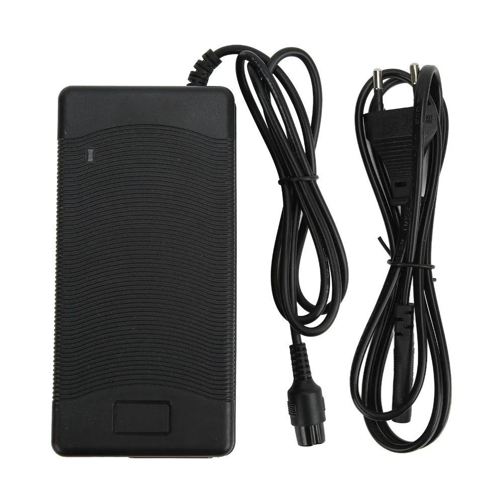 

Зарядное устройство для скутера с вилкой ЕС/США/Великобритании, авиационная головка, 3-отверстие, зарядное устройство для литиевой батареи, детали зарядного устройства для KUGOO M4/M4PRO