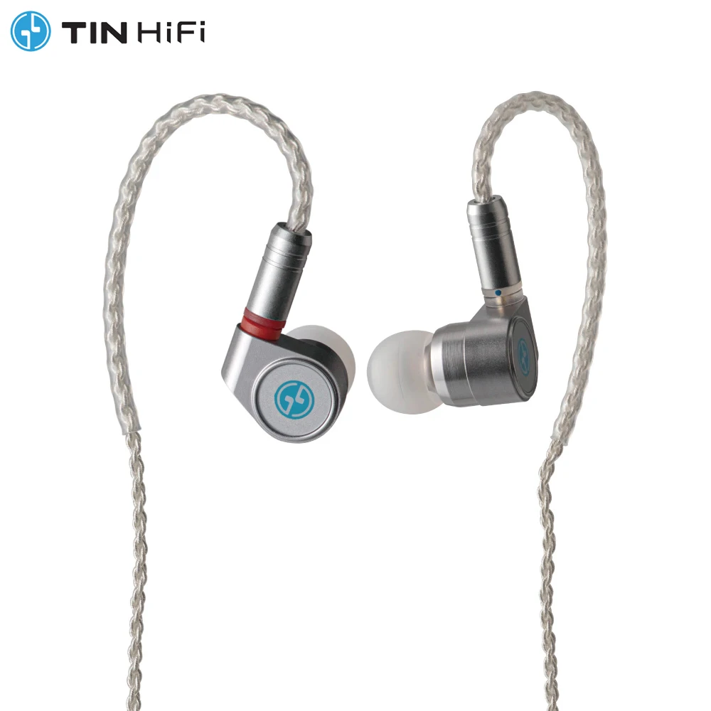 

TINHIFI T2 DLC In-Ear Earphones Dual 10mm Dynamic Driver 0.78mm 2Pin 5N 8-core Silver-plated Cable Earbuds Headset