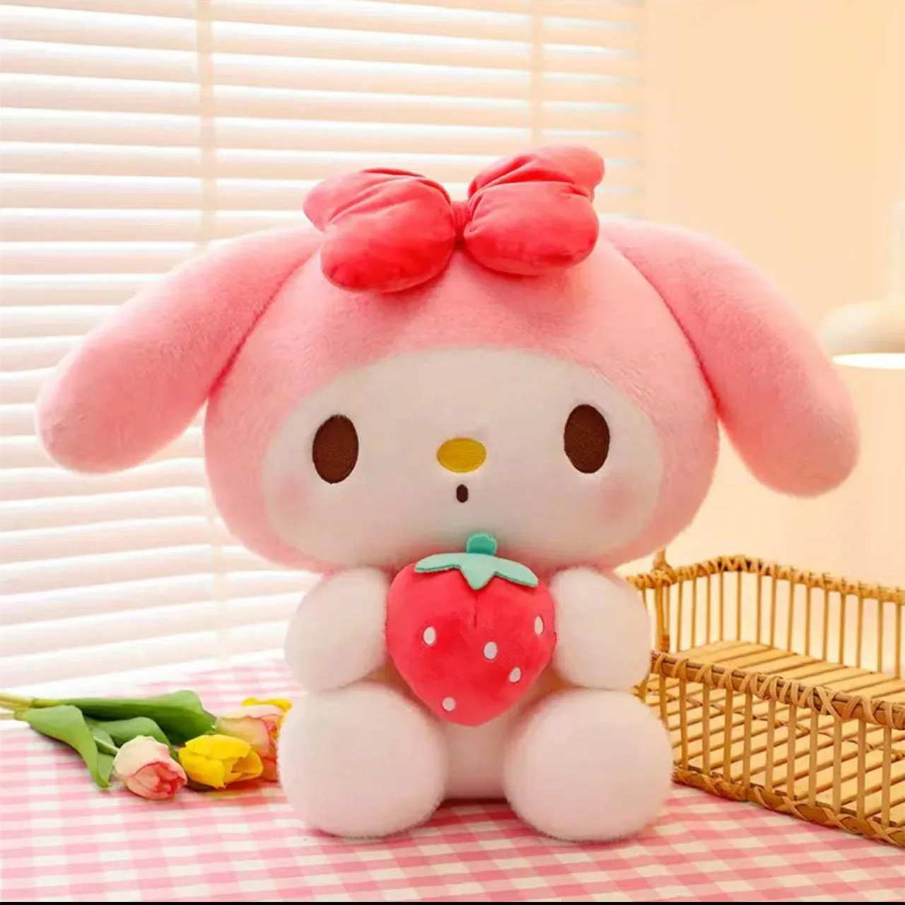 =2026 New Kawaii 25cm Sanrio Plush Toy Jade Dog Kuromi Dressing Doll Doll Plush Toy Stuffed Animal Patung Dolls Birthday Gift image 3