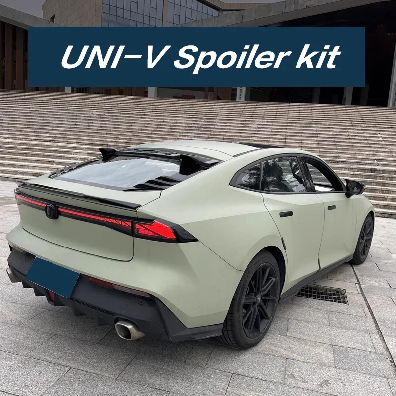 Rear Windshield Side Spoiler for CHANGAN UNI-V Exterior Decorative Rear Wing 2022 2023 Carbon Paint Accessories