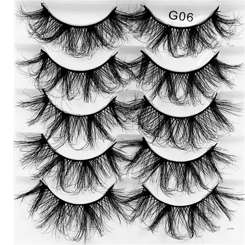 Fluffy-Mink ขนตาปลอม Faux Mink Lashes ปริมาณ Dramatic หนา False Lashes