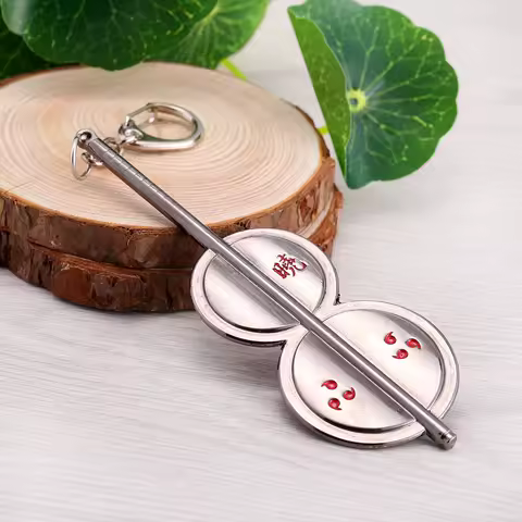 Anime Uzumaki Gaara Keychains Ootutuki Hagoromo Rikudo Sennin Metal Car Keyrings Pendants Accessories Figures Gifts