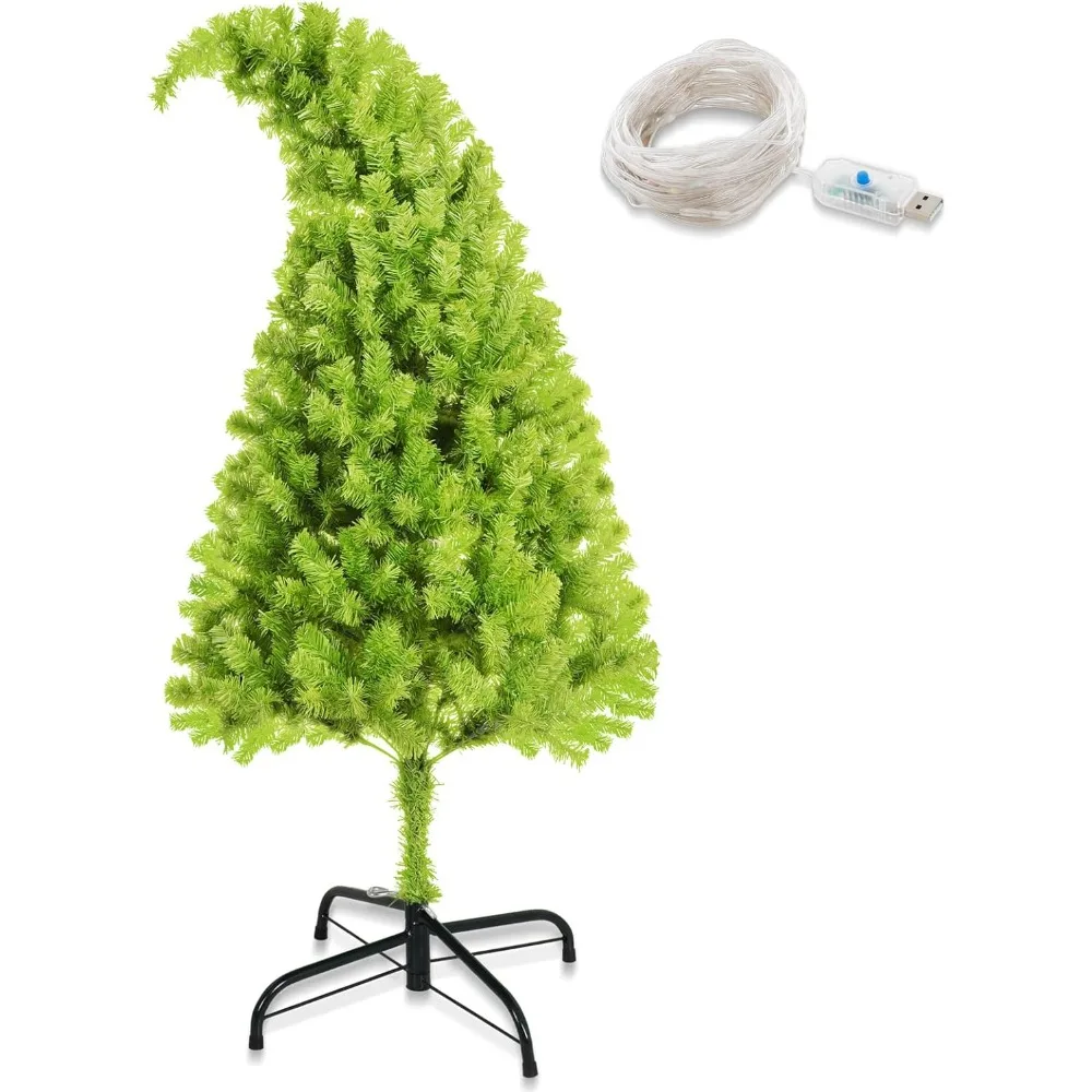 

Christmas Tree 5.7FT Bendable, Whimsical Christmas Tree Artificial Stand,Green Tree for Party Decor