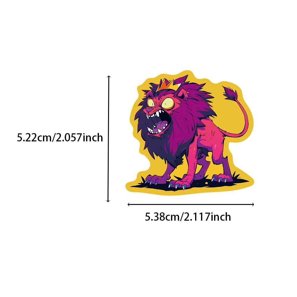 สติกเกอร์การ์ตูนสีสันสดใสลายชีววิทยาแปลกตา 50 ชิ้น สำหรับตกแต่งสเก็ตบอร์ด แล็ปท็อป DIY กันน้ำ ของเล่น