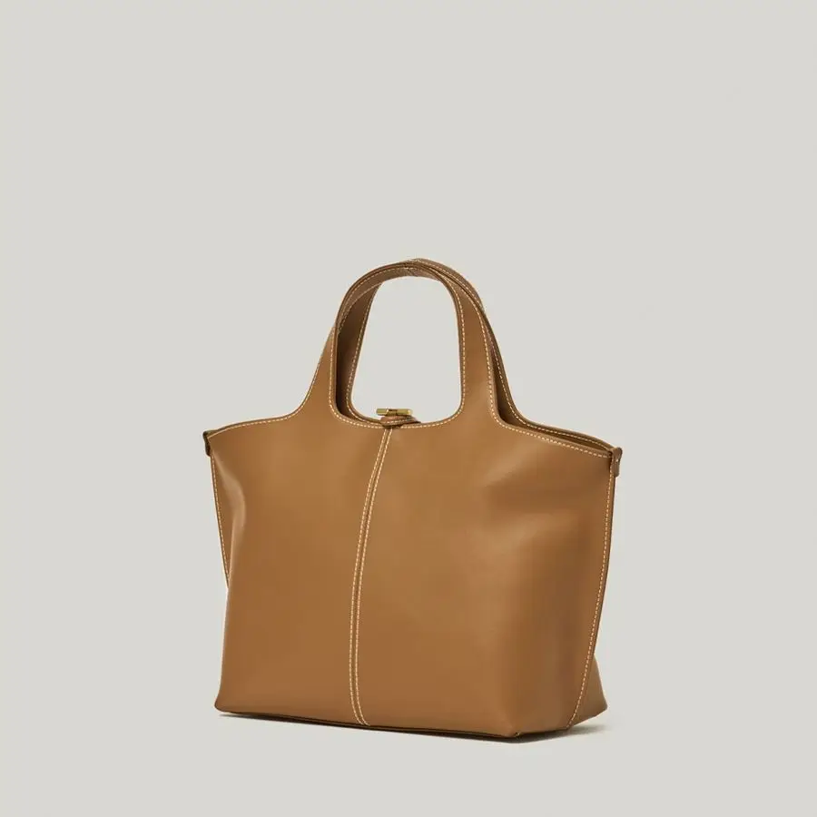 pu Leather Tote Bag Luxury Large Capacity Women\'s Single Shoulder  Crossbody Bags Fashion Simple Female Handbag