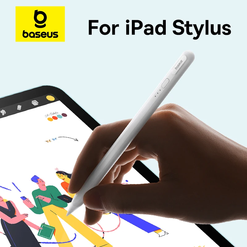Baseus 第3世代 iPad Pro用スタイラスペン 有線充電式 アクティブチルト感度対応 iPad 10th/iPad Air 4th/iPad Air 5th対応