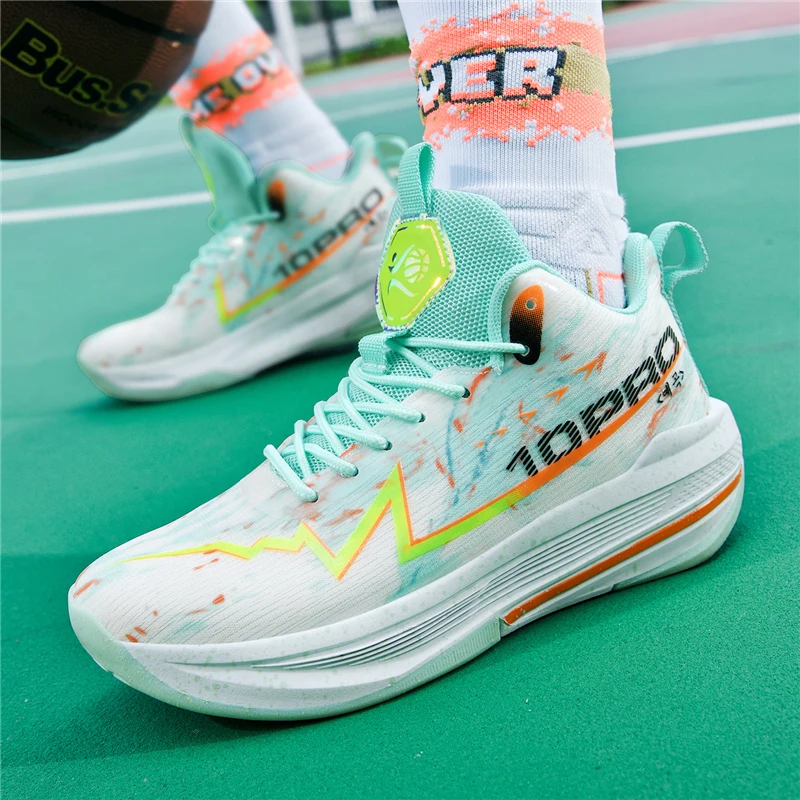 Men Basketball Shoes Sports Shoes Breathable Athletic Unisex Outdoor Unisex Running Light Trainer Women High Quality Sneakers