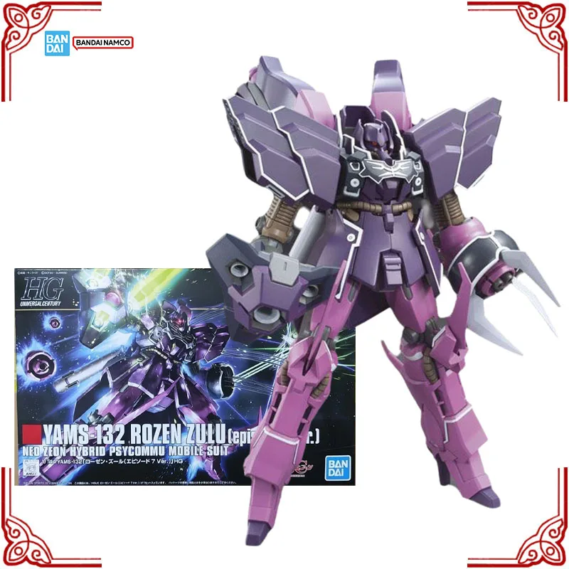 

In Stock Genuine Bandai Gundam Model Kit HGUC 1/144 YAMS-132 Rozen Zulu Episode 7 Anime Action Figure Collection Model Toys Gift