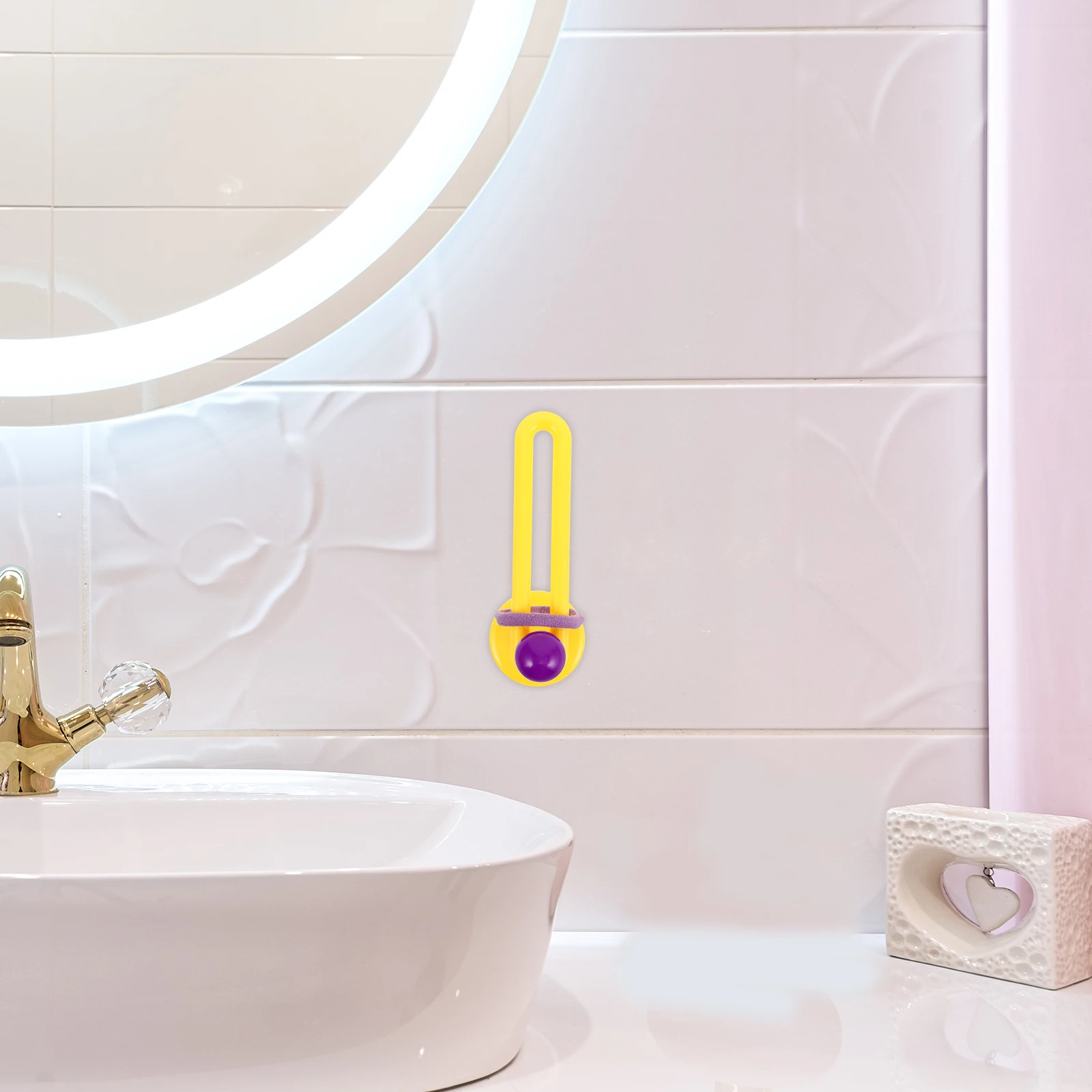 

Multifunctional Hair Accessories Storage Rack Organizer for Clips Ties Headbands Hooks Durable ABS PP Material Space Saving