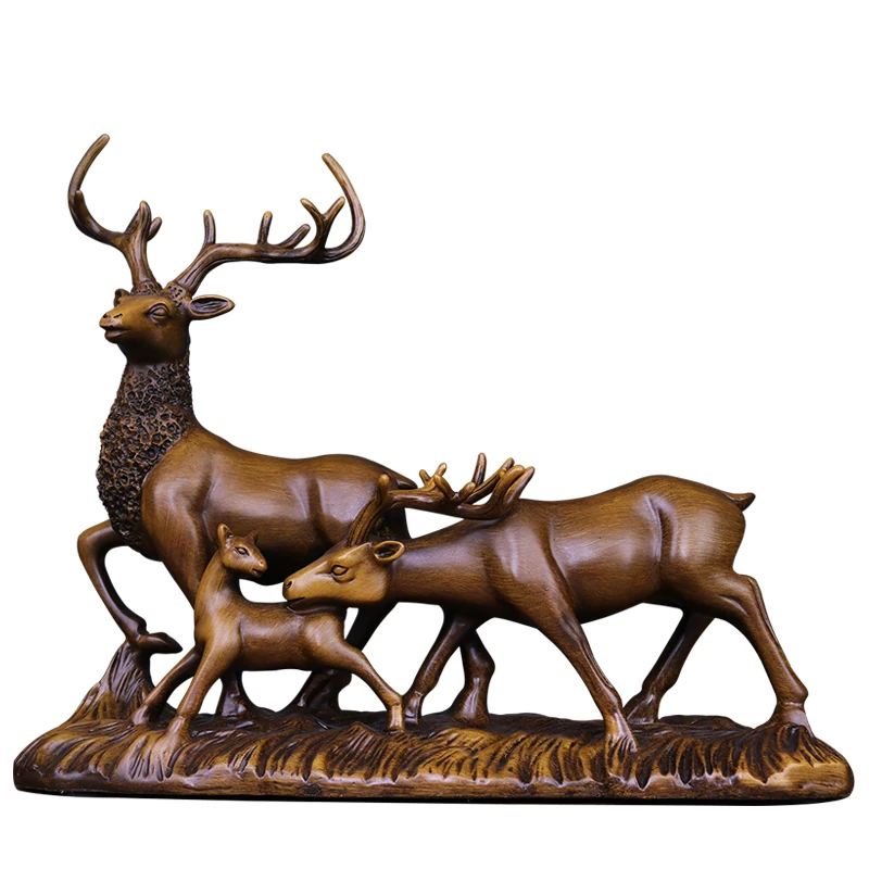 

YY Deer Decoration Creative Modern and Simple Living Room TV Cabinet Hallway Wine Cabinet