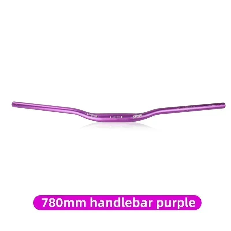 WAKE Fahrradlenker 720 mm/780 mm 31,8 mm Aluminiumlegierung Ergonomisches Design Mountainbike MTB-Lenker für Fahrradzubehör