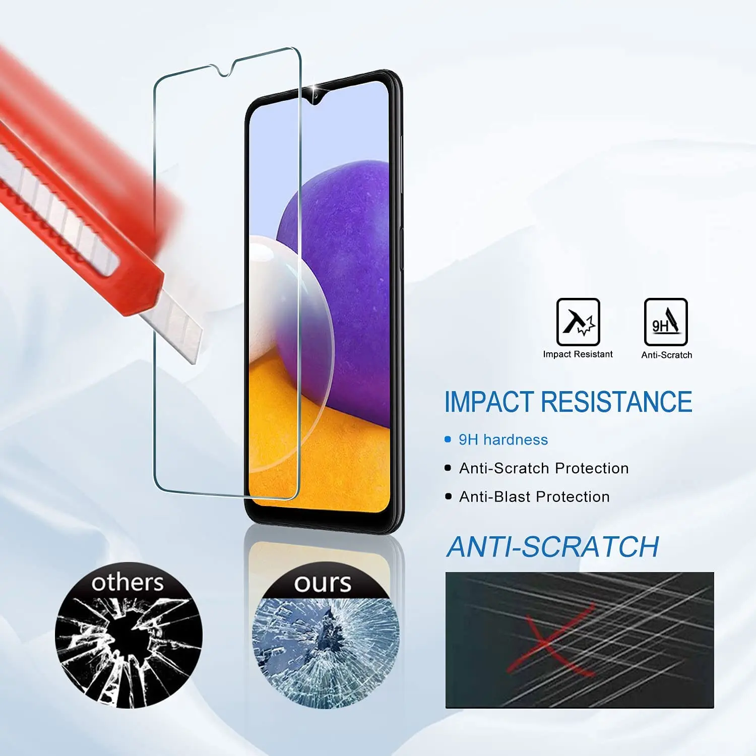 3Pcs Tempered Glass For OPPO Realme 3 2 5 6i X2 V5 5G Pro Screen Protector