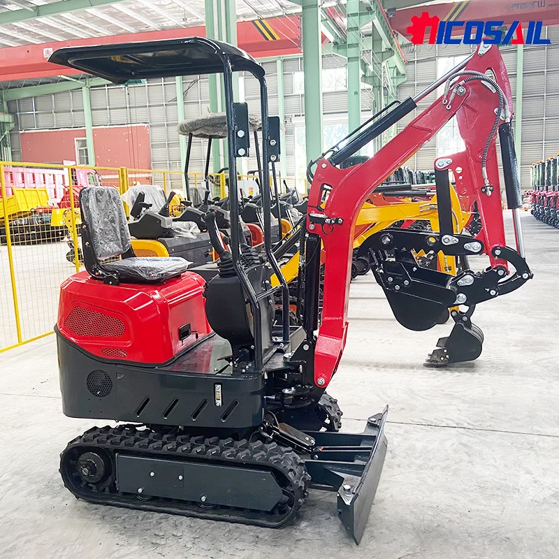 

Factory Price Small Mini Digger Bagger 1.2 ton Excavator 1.5 ton Crawler Mini Excavator with EPA CE EURO 5