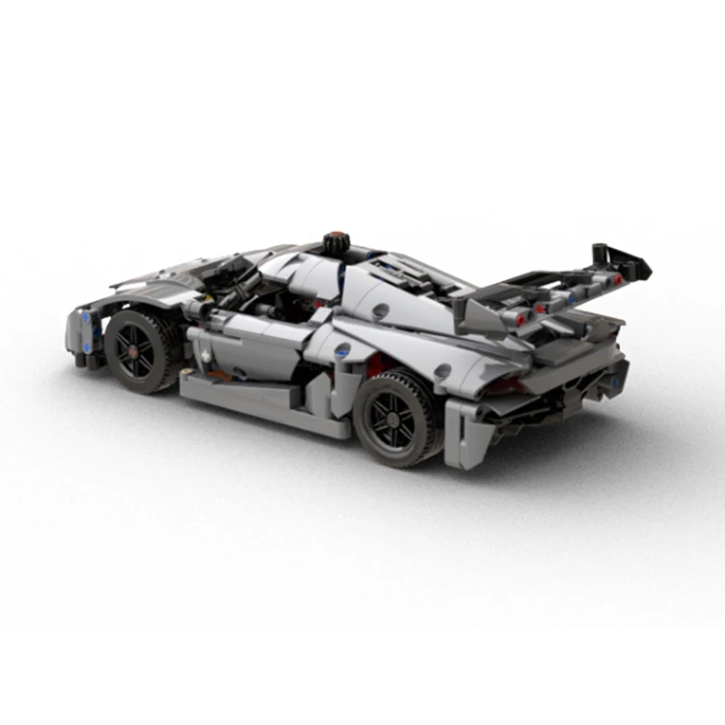 51 PCS Hot Selling Moc Mini Technical Racing Supercar Model Building Blocks Bricks Toys Kids Educational Assembly Birthday Gift