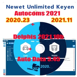 Delphis-Outil de Diagnostic Automobile 2021.10b, avec Continent Gen DS 150 Autocoms 2021.11 Codings OBD2, Compatible avec les Données Automobiles 3.45, Logiciel de Voiture