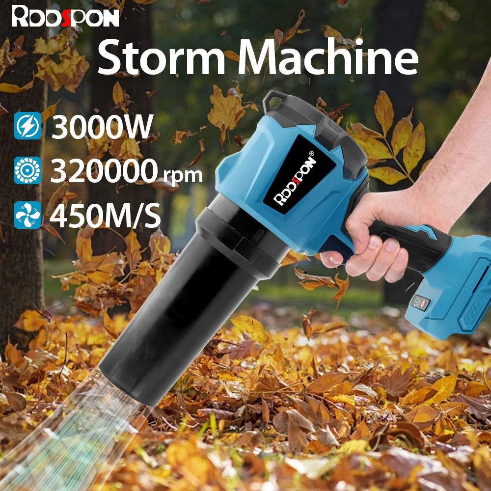 320000RPM 휴대용 무선 에어 블로워 고출력 강력 터보 제트 팬 3단계 자동차 헤어 드라이어 청소 에어건 스톰 터보 팬