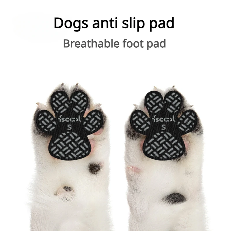 4PCS Dog Anti Slip Pad Breathable Foot Pad Disposable Pet Foots Mat Prevent Slip Waterproof Protector Avoid Dogs Slipping