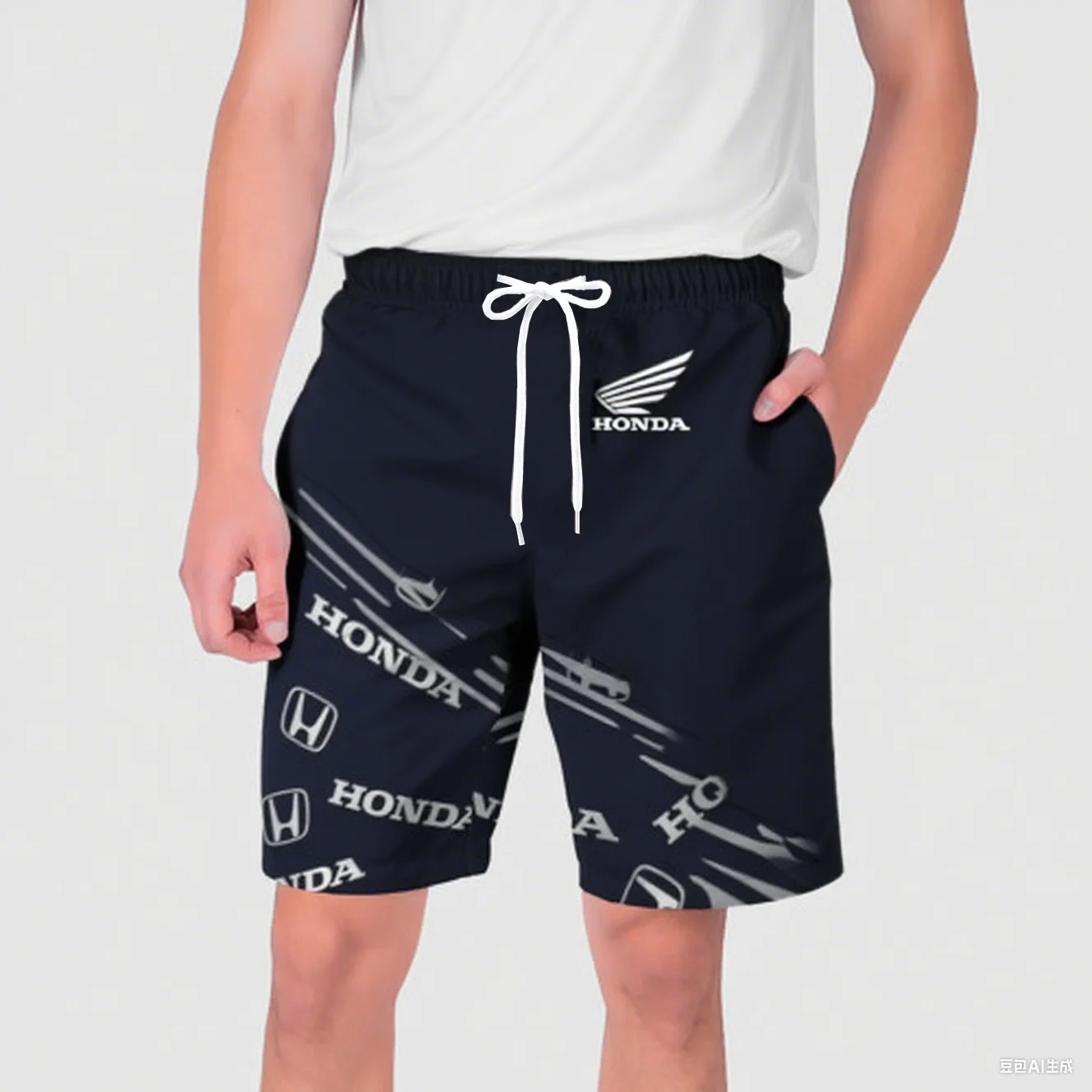 

3D Printing Motorcycle Riding Shorts Fast Drying Breathable Short Sleeve Sport For Men And Women Honda Riding Shorts