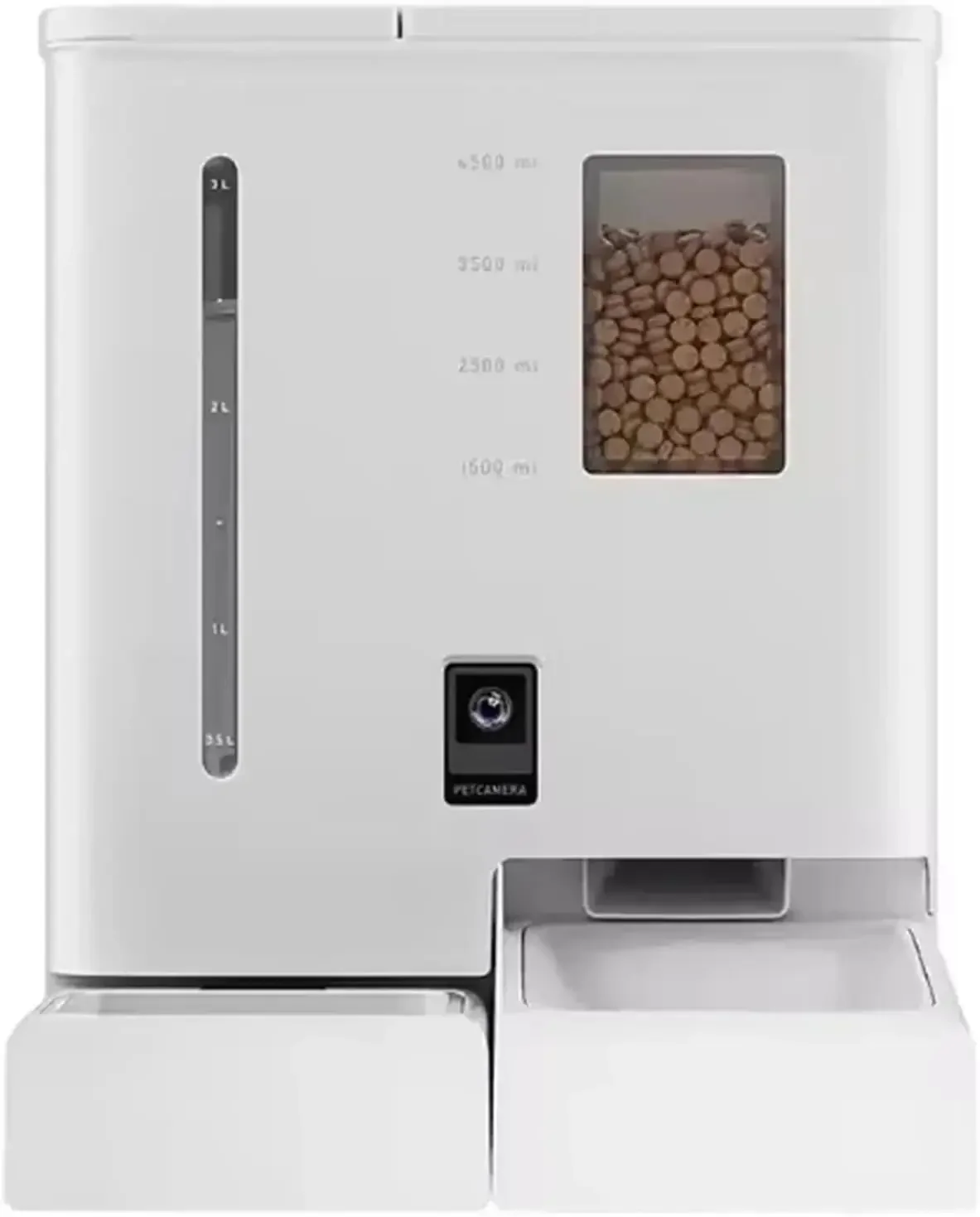 

Automatic 2 In 1 Cat Dog Feeder And Smart Pet Water Fountain With Camera Pet Feeding Watering Products Button Version