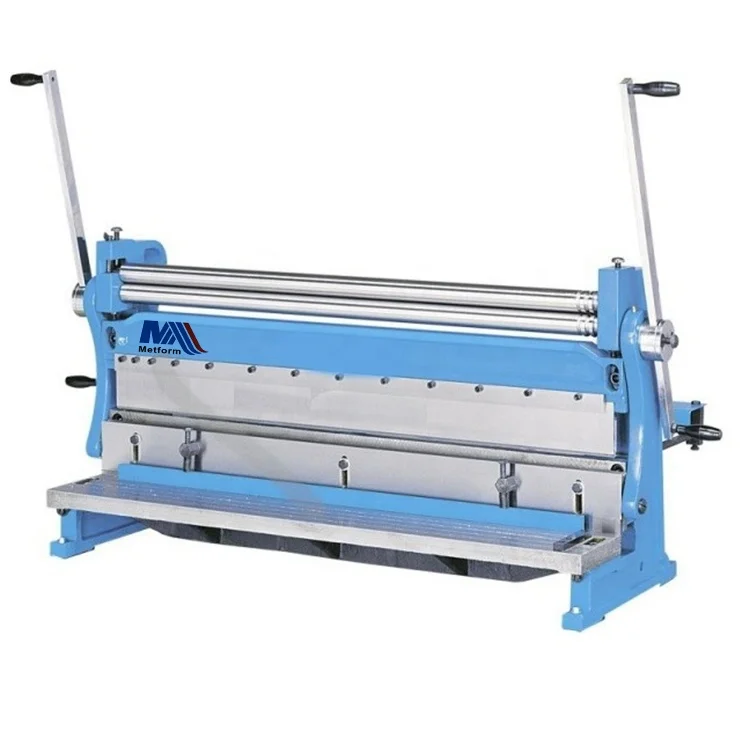 Mini Multifunctional Manual Sheet Metal Cutting and Bending Machine for Small Business