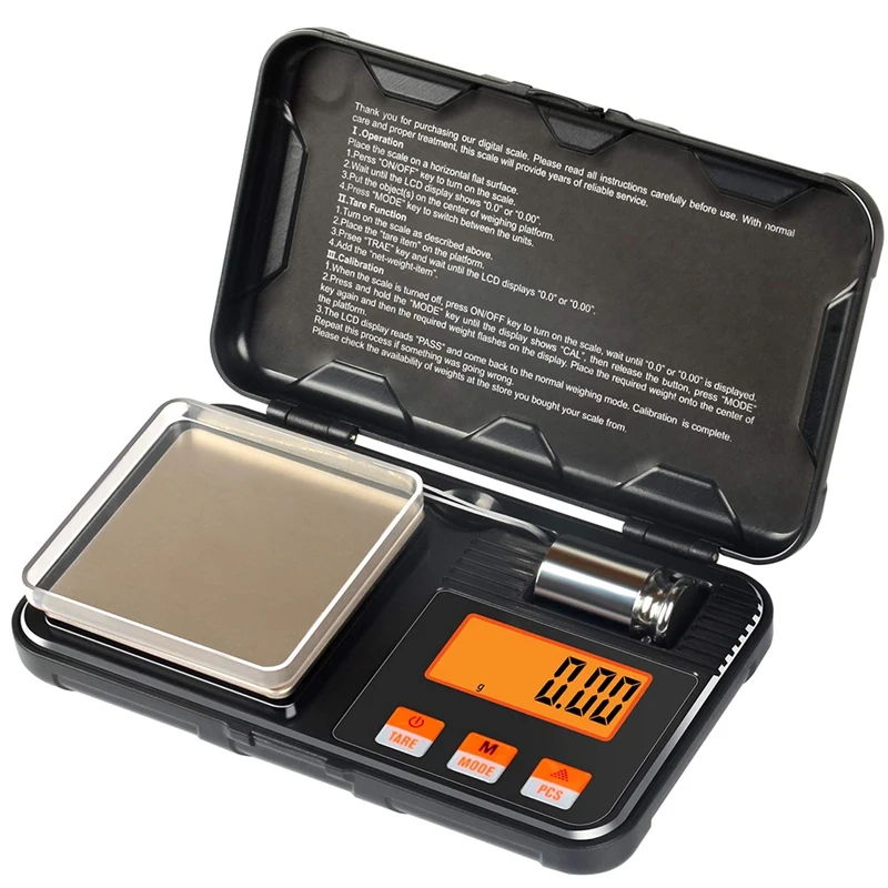 Mini Digital Scale High Quality Gram Scale Balance Precision Machine Weighing Tools With Pocket Size 200G X 0.01G