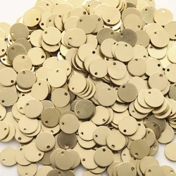 30Pcs Raw Brass Flat Round Charms 10mm Circle Blank Stamping Tag Pendant for Earrings Necklace Bracelet Jewelry Making Findings